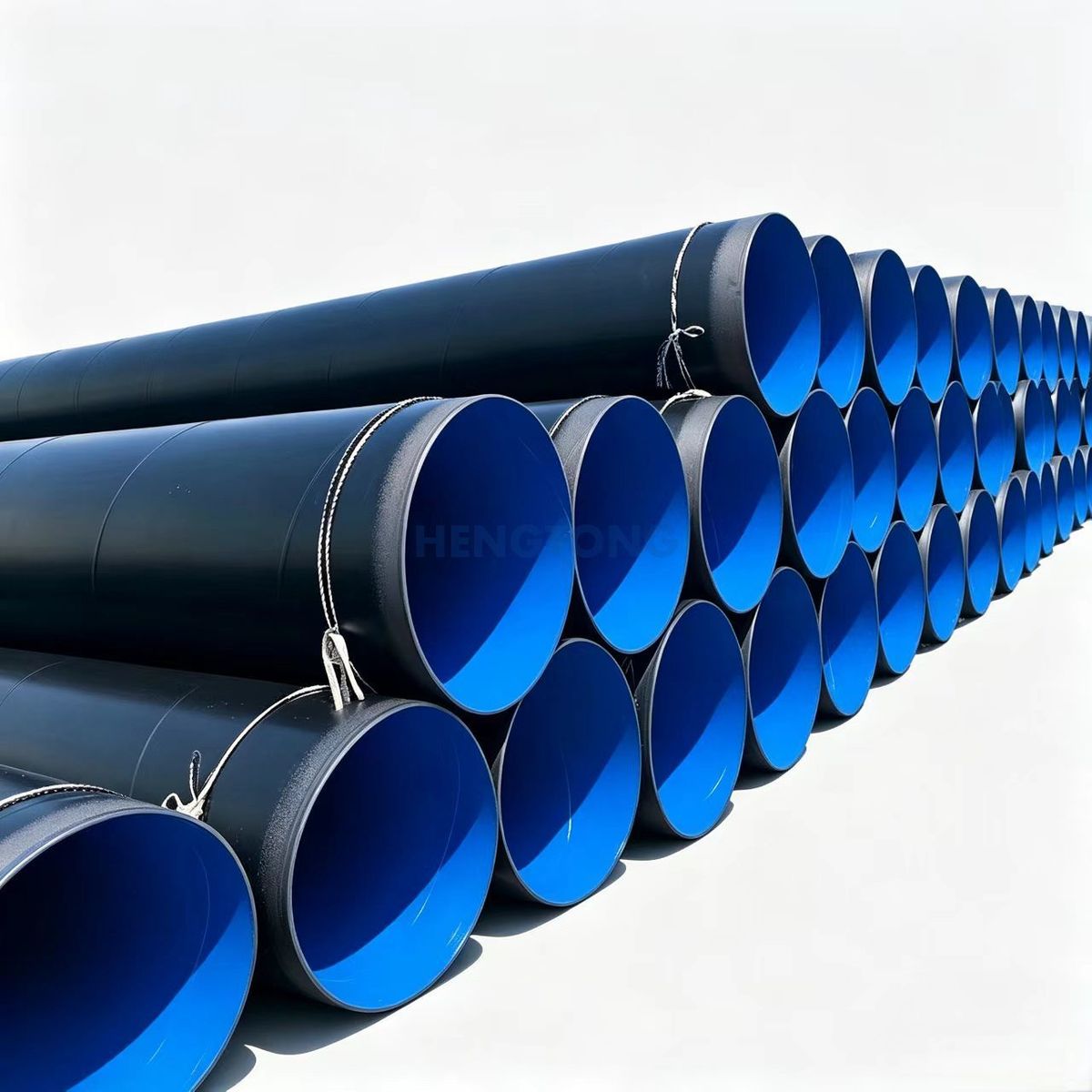 2PE anti-corrosion steel pipe