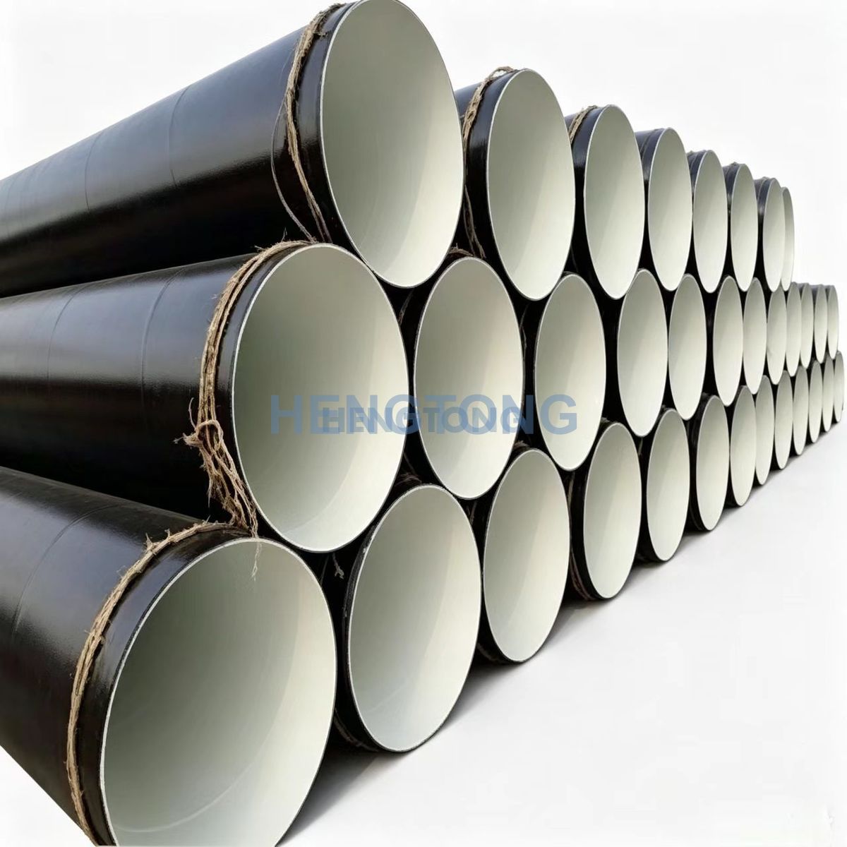 Internal anti-corrosion steel pipeline