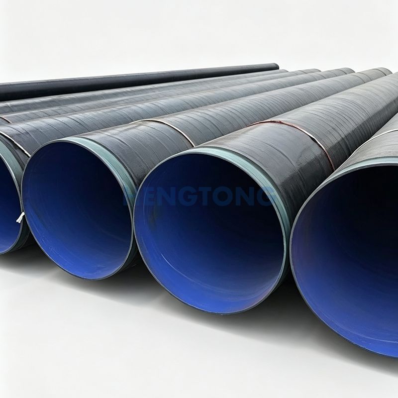 Fusion-bonded epoxy powder-coated steel pipe
