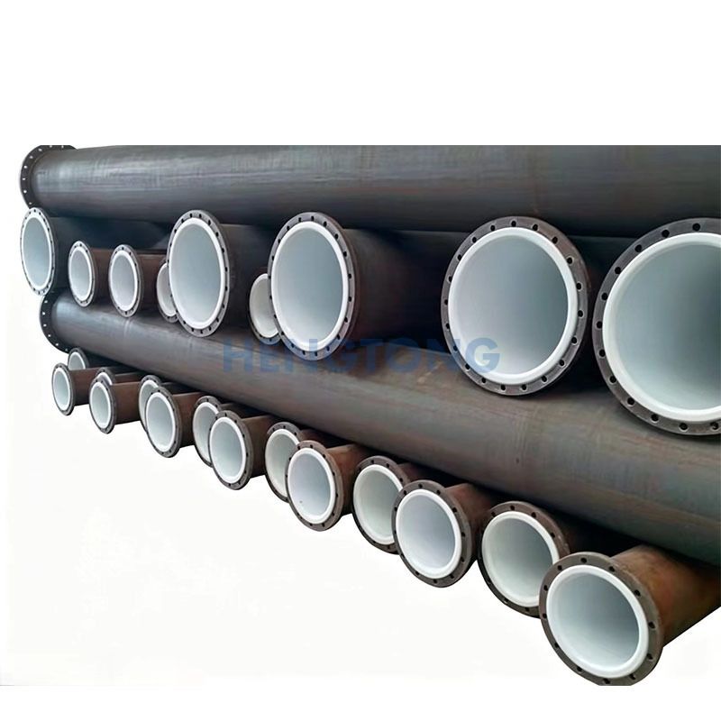 Plastic-lined pipe