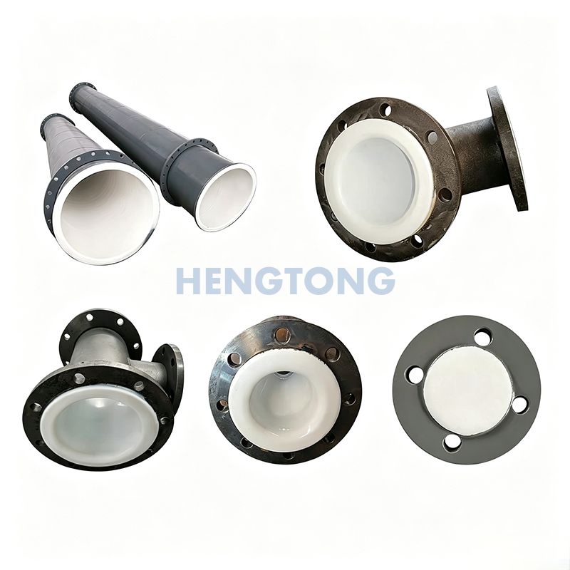 Plastic-lined pipe fittings
