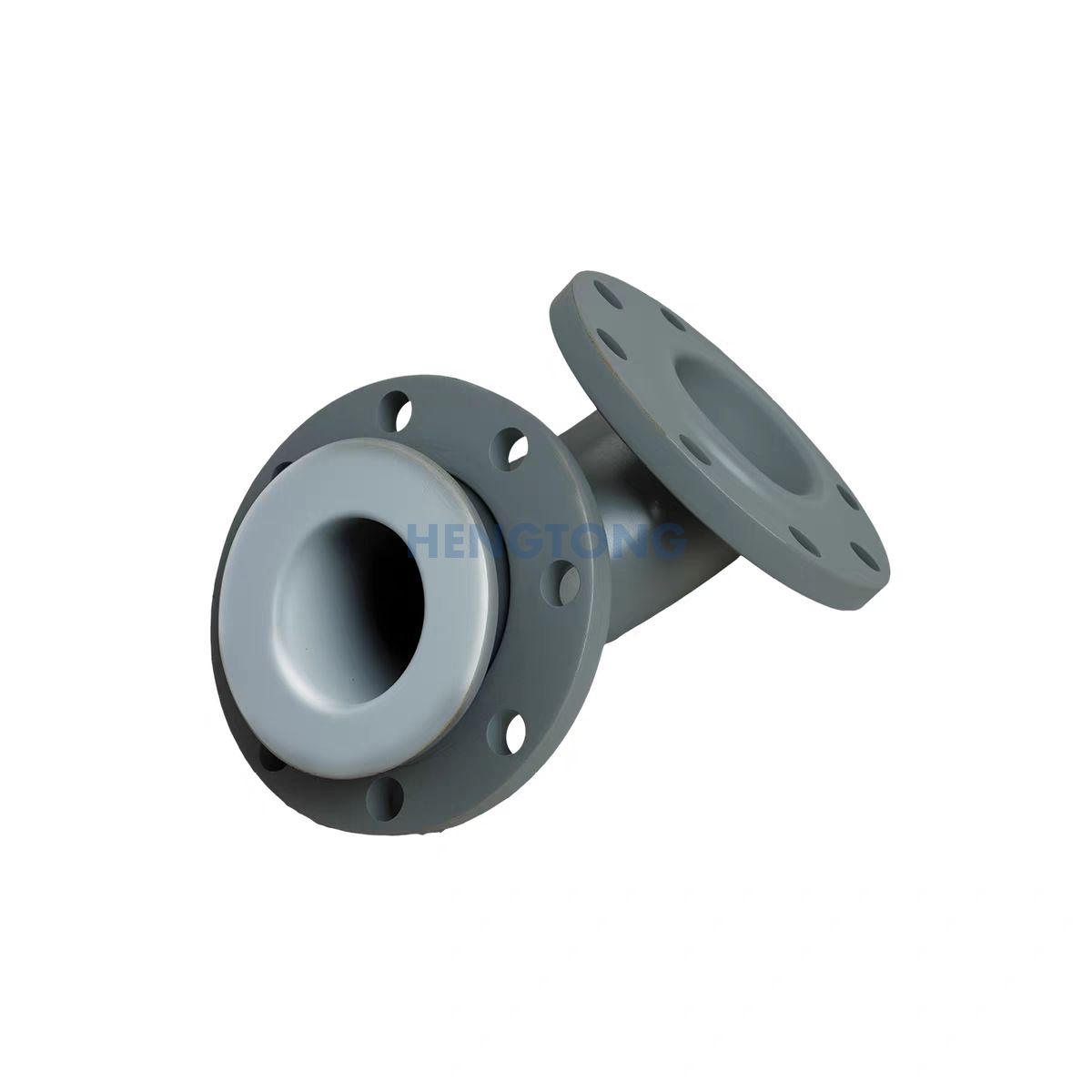 Plastic-lined elbow