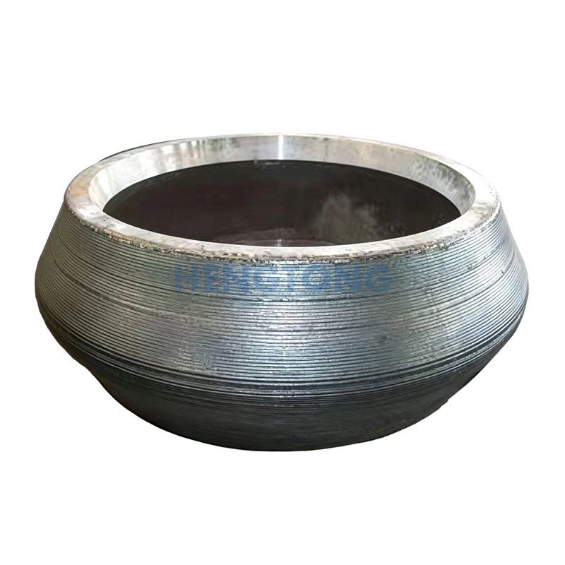Wear-resistant overlay welded roller