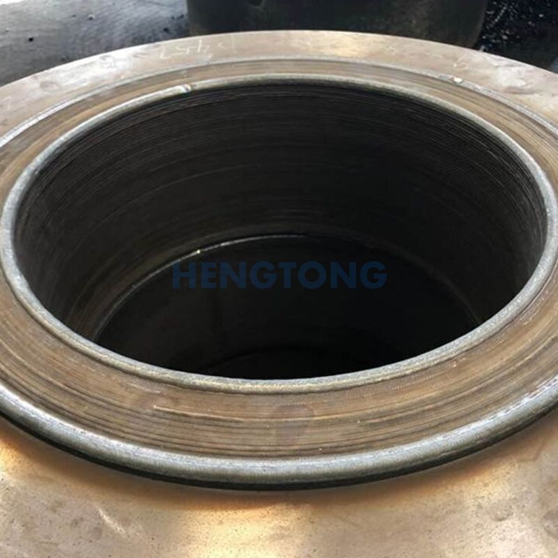 Flange overlay welding with nickel-based alloy 625