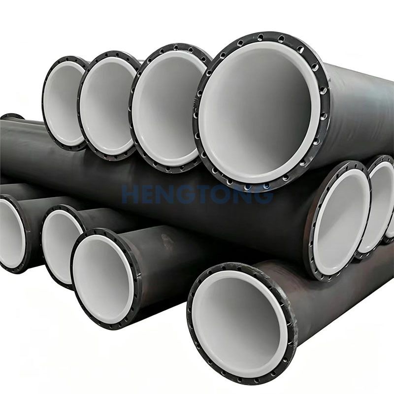 Steel-lined PE pipe