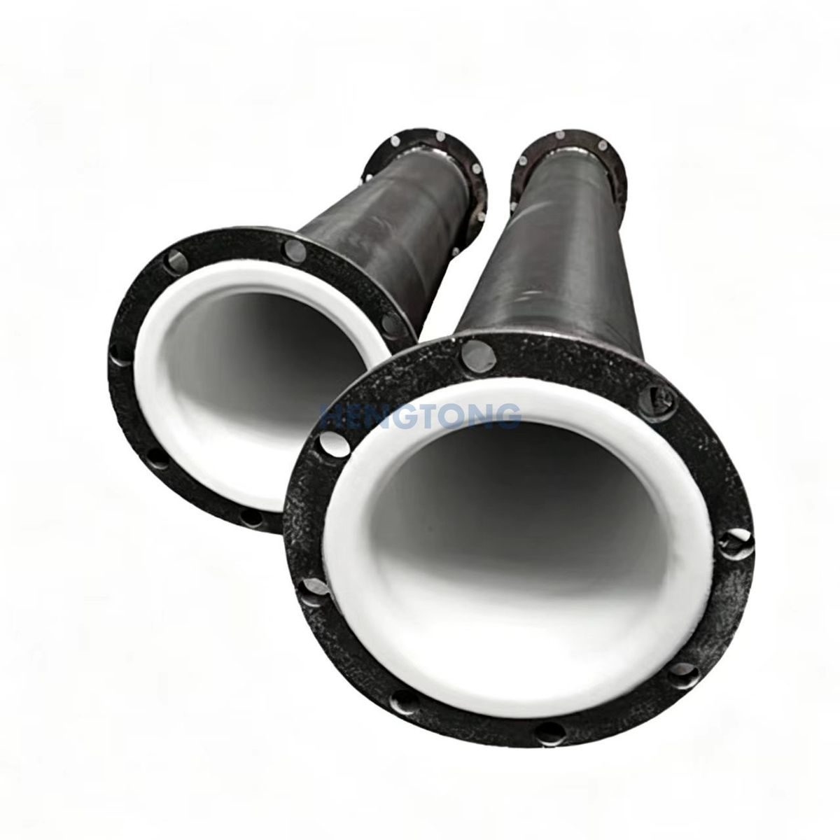 Steel-lined PTFE pipe