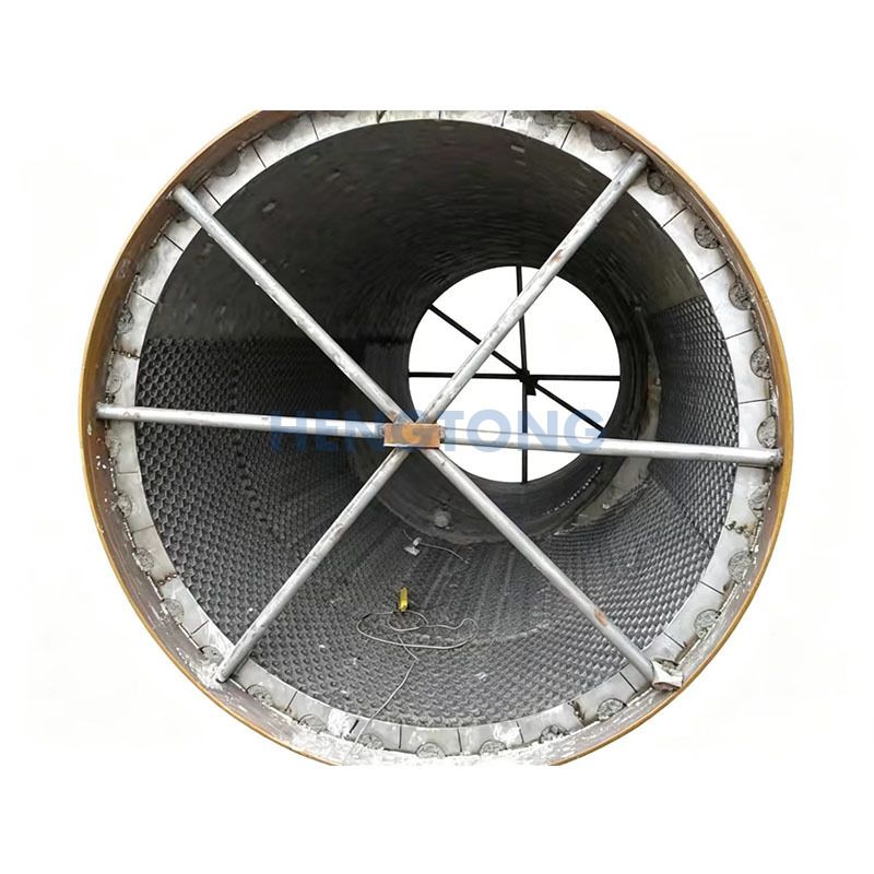 Tortoise-shell mesh powder-feeding wear-resistant pipe