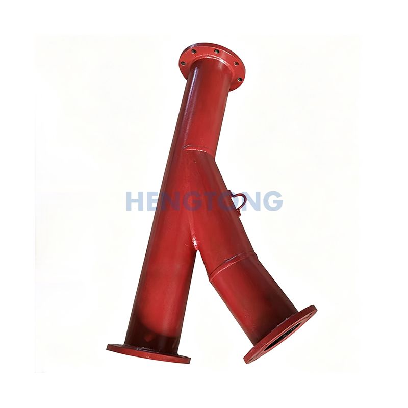 Bimetallic wear-resistant tee fitting