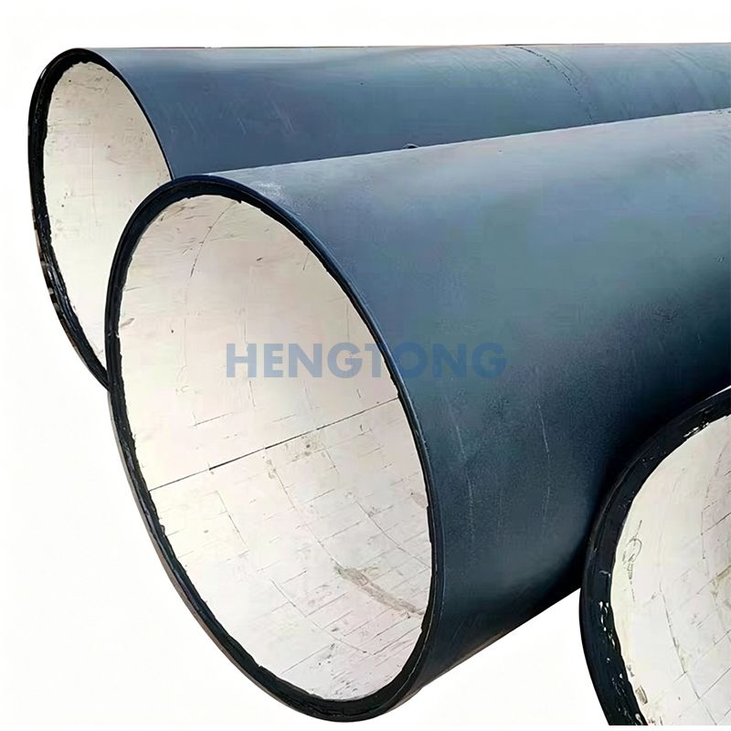 Ceramic-bonded straight tube